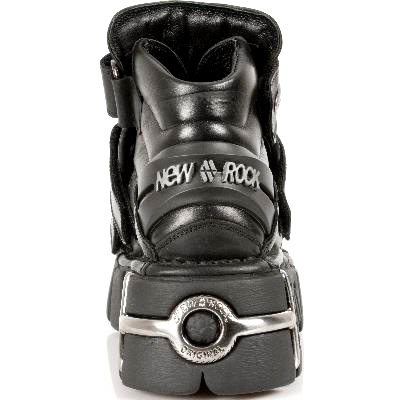 New Rock - M285S1 Lage schoenen - Zwart/Zilverkleurig Product image